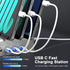 MSTJRY 90W 6-Port USB C Fast Charging Station - Multi PD Charger Station for iPhone, iPad, Tablet, Phone, Charging Dock