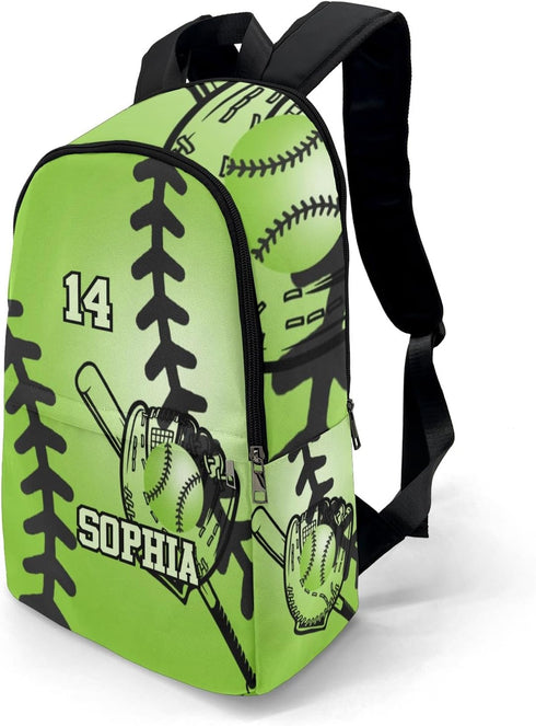 Joyestore Backpack Backpacks Personalized Onion Play Ball Play ball Custom Large Capacity Unisex Name Engraved Casual