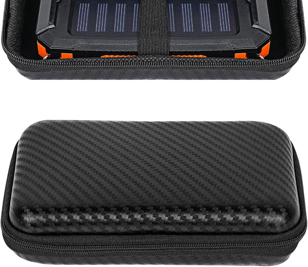 TOCCOOL Solar Power Bank Carrying Case - Portable Hard Travel Storage Box for