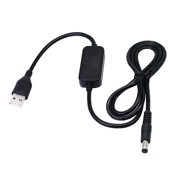 SinLoon 3.28ft USB 5V to DC 12V Converter - Step Up Voltage Converter Power Cable for Camera, Desk Lamp, Speakers