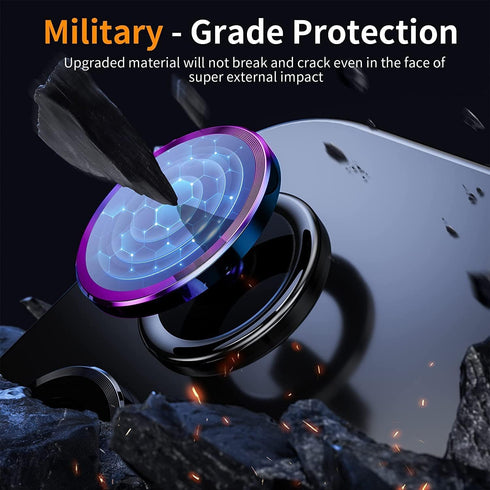 (2 Set) Scratch-Resistant HD Clarity Camera Lens Protector for Samsung Galaxy A55 5G, Ultra-Thin 9H Tempered Glass