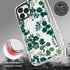 MOSNOVO iPhone 13 Pro Max Case, Clear TPU Bumper with Buffertech 6.6ft Military-Grade Drop Protection, Eucalyptus