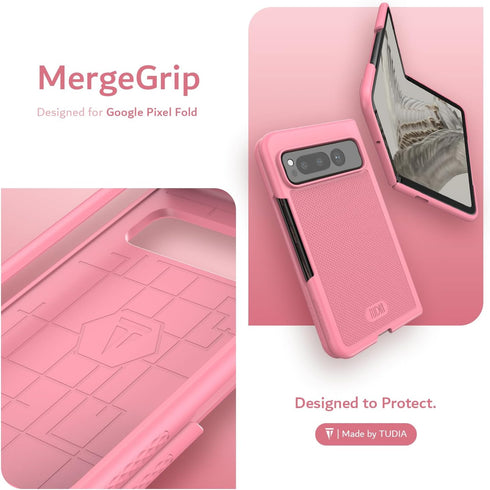 TUDIA MergeGrip V2 Ultra Slim Case for Google Pixel Fold (2023) - Magsafe Compatible, Lightweight, Scratch Resistant