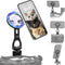 Leftfoto Metal Strong Magnetic Phone Stand with 1/4"-20 ARRI Locating Screw -Adjustable Foldable