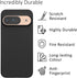 kalibri Aramid Fiber Case for Google Pixel 9 - Black Matte, Super Slim Strong Protective Phone Cover