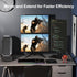 3 5-Pack, 4K DisplayPort to HDMI Cable feet Display Port to HDMI Cables Uni-Directional DP to HDMI Cord for Dell