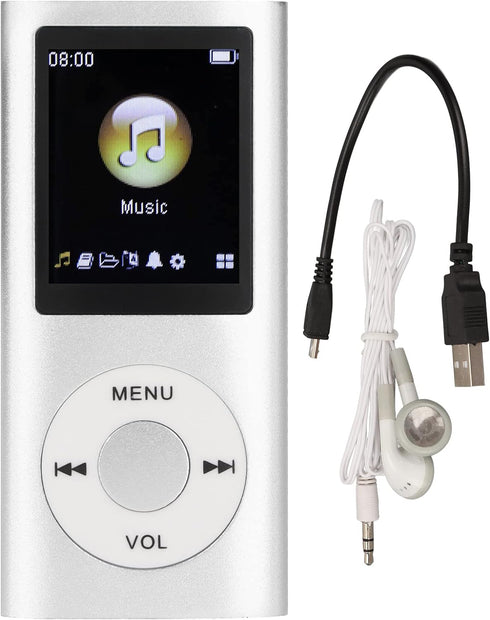 Cuifati MP3 Player, 64GB Music Player Lossless Music .8 Inch LCD Screen Portable