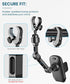 Uonser Rear View Mirror Phone Holder, Premium Aluminum Alloy Mount with Multi-Angle Adjustment, Rearview Mirror Phone