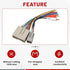 2004-2009, 2006-2008, 2008-2011 RED WOLF Car Radio Wiring Harness W/Anetnna Adapter RCA Input for Ford Mustang Hyundai