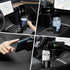This Hill 3-in-1 Car Wireless Charger Cup Holder, 15W Charging, Adjustable Base & 360° Rotation for Smartphones