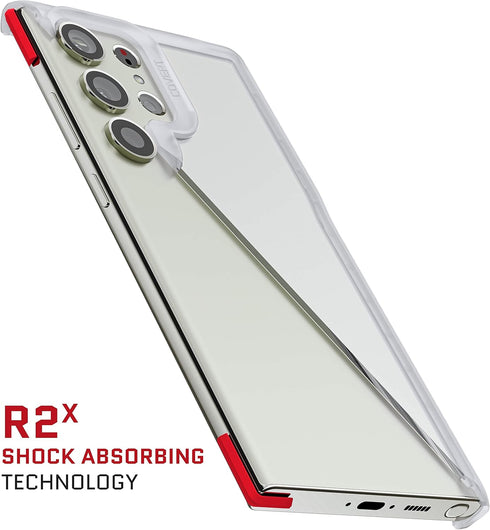 Ghostek COVERT Samsung Galaxy S23 Plus Case, Clear Shockproof Protective Cover with Slim Bumper, Wireless Charging