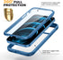 Miracase Designed for iPhone 12 Pro Max Case, Full Body Rugged Case with Built-in Touch Sensitive Screen Protector