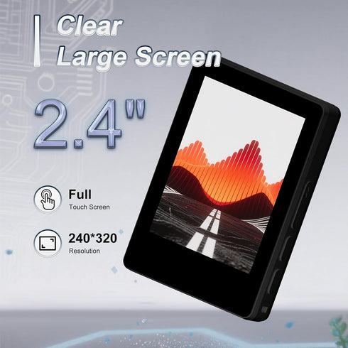 VANSING MP3 5.2 MP3 512GB(Black) Portable Player with Speaker, Mini Bluetooth Player with Headphone Jack,Independent