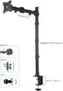 VIVO Single Monitor Desk Mount, Extra Tall Adjustable Stand for 1 LCD Screen up to 32 inches, 22 lbs Capacity
