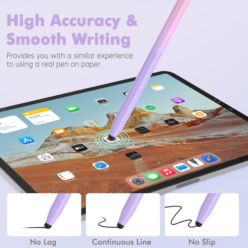 StylusHome 5 Pack Stylus Pens for Touch Screens, Dual-end High Sensitivity Capacitive Stylus for iPad, iPhone, Android