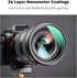 K&F Concept 52mm CPL MCUV ND1000 Lens Filter Kit, Waterproof Polarizing + UV Protection + Fixed Neutral Density
