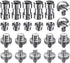 Camera Screw Kit, SDTC Tech 22 Pcs D-Ring Quick Release Plate Mount Screw for DSLR Camera/Monopod/Ballhead/Light Stand
