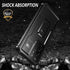 Dexnor Galaxy S21 Ultra Case - Heavy Duty Shockproof Cover with Built-in Screen Protector & Kickstand, 6.8" Black.