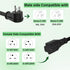 URANT 15 20 12AWG 5-15P 5-20R/6-15R/6-20R 125V/250V Garage(6Ft) Heavy Duty Amp to Amp Plug Adapter Cable, Right Angle