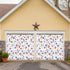 GNAKT AREWG 13x6ft Seamless Garage Door Banner Cover USA Patriotic Ice Cream Garage Door Decoratons Banner for Indoor