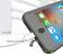 Waterproof Case for iPhone 8 Plus & 7 Plus - Underwater Snowproof Dirtproof Shockproof Cover - Grey/Green