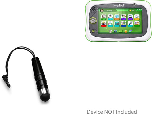 BoxWave Mini Capacitive Stylus Pen for Leapfrog LeapPad Ultimate, Small Rubber Tip Compatible with Jet Black