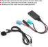 Bluetooth Audio Adapter, DC12V 6Pin AUX-in Adapter with Microphone, ABS Fit for Renault Clio/Espace/Megane