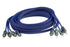 Scosche EFX Rogue R12X4 4-Channel Twisted Pair RCA Interconnect Audio Cables, 12 Foot Male to Male