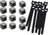 Htydjd 12 PCS Magnetic Cable Clips Cord Holder for Night Stand Magnetic Cable