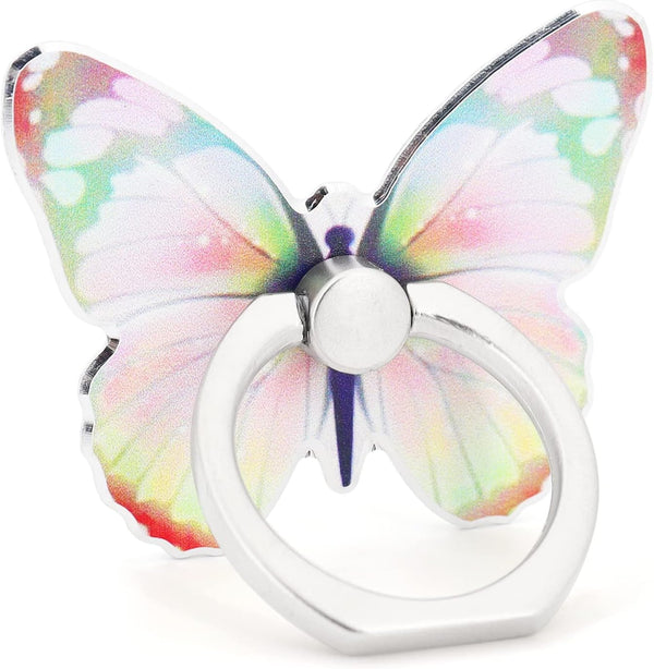 LaMignonne Butterfly Cell Phone Ring Holder Finger Ring Grip Stand 360 Rotation 180