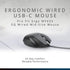 Kensington MY435 Programmable (K72512NA) USB-C Wired Mouse, Pro Fit Ergo EQ Wired Mouse, for Small to Medium-Sized