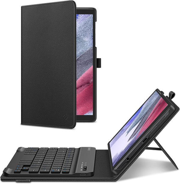 Fintie Folio Keyboard Case for Samsung Galaxy Tab A7 Lite 8.7 Inch 2021 Model (SM-T220/T225/T227), Black