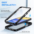Seacosmo Slim Fit Full Body Shockproof Case for Samsung Galaxy A15 5G/4G, with Built-in Screen Protector, Black.