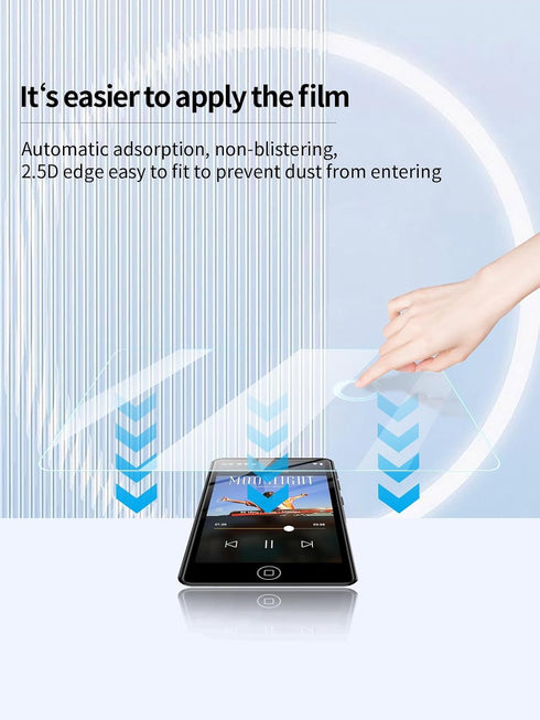 UYRUREL M302 4.02 Inches MP3 3 Pack Screen Protector for AGXOV Touchscreen Player, High-definition Scratch Resistant