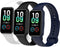 Soft Silicone Wristbands Compatible with Amazfit Band 7, Adjustable Color Sport Strap for Women Men