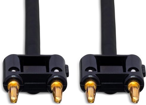Hosa SKJ-605BB Dual Banana to Dual Banana Speaker Cable, 5 Feet
