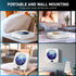 Portable CD Player with Bluetooth, Wall Mountable, FM Radio, Built-in Speakers, USB Port, AUX Input