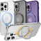 MAGIC JOHN Magnetic Case for iPhone 14 Pro Max, Compatible with Magsafe, Military Grade Shockproof