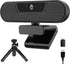 saylas 4K Webcam with 4 Noise Cancellation Microphone, W8GS Web Cam, Privacy Cover,