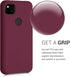 kwmobile Case Compatible with Google Pixel 4a, TPU Silicone Phone Cover with Soft Finish - Rhubarb Red