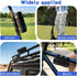 Lixternum Portable Speaker Mount for Bike, Waterproof Hook and Loop Fastener Strap Holder, Adjustable Strap Bike
