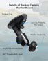 INSEETECH 5kg 360 Windshield Suction Mount for Backup Camera Monitor - Heavy-Duty Load Capacity, Metal Construction