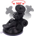 CH01A 1/4" 1/8" Thread Suction Mount Tripod Holder - Fits Sony/Ricoh/HP/GoPro/Oculus, Dash Cam Mount Holder