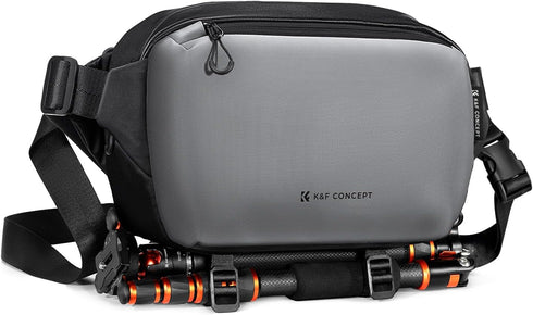 K&F Concept 2 in 1 Sling Bag, Everyday Shoulder Bag & Multifunction Photography Crossbody Camera DSLR Backpack