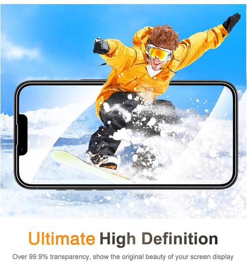3 Pack 16e/iPhone 17e 3 Pack 9H Wiaocit Tempered Glass Screen Protector for iPhone with Camera Lens Protector