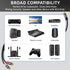 AIMHDUTY 1 2 Speaker-0.7 RCA Splitter Cable, Male to Female RCA Y Splitter Cable Stereo Aduio Video Adapter Extension
