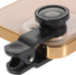 TEHAUX 1set Phone Camera Lens Macro Wide Angle Fisheye Lens Kit for Mobile Photography and Attachments Easy to Install