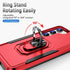 for Samsung Galaxy S23 Plus Case, Rugged Protective Military Grade Shockproof Case with Kickstand (Red)