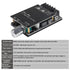 ZK-502C Bluetooth 5.0 Amplifier Board, 100w Dual Channel Audio Amp Board, Password Free Connect for Home Passive