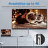 Duttek 12 Inch Mini DisplayPort Cable, Left Angled Male to Female, Supports 4K x 2K Resolution, HBR2 Bandwidth Up to